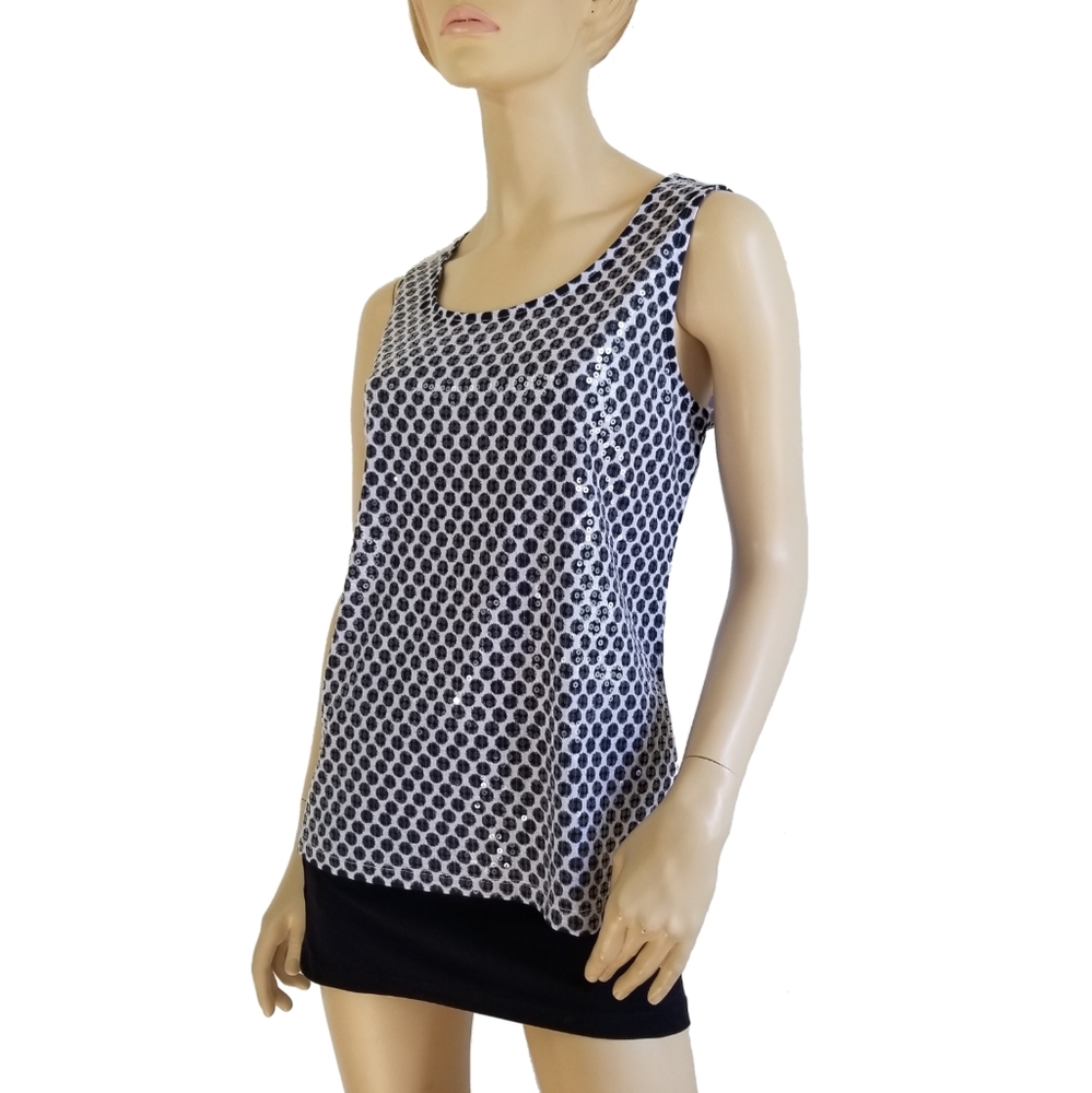 Chico's Zenergy light tank sequin top